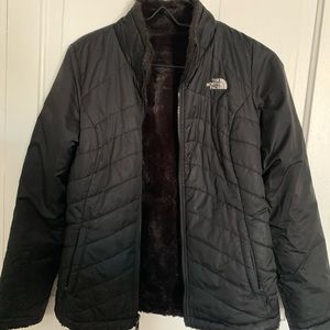 Black NorthFace winter coat